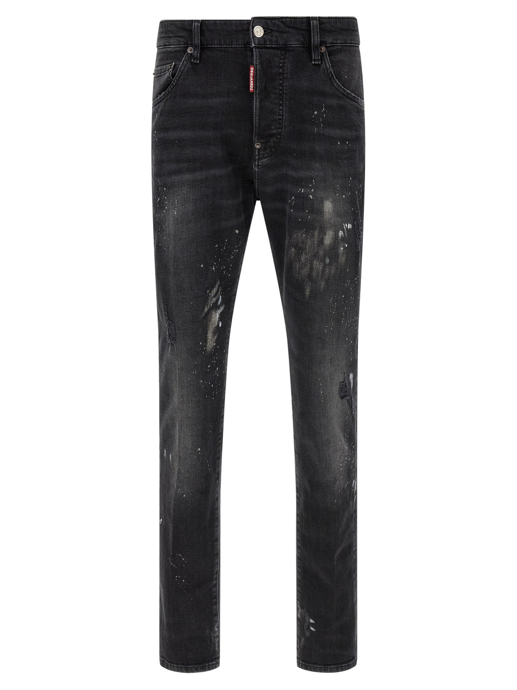 Vaqueros Dsquared² de algodón negro y corte ajustado