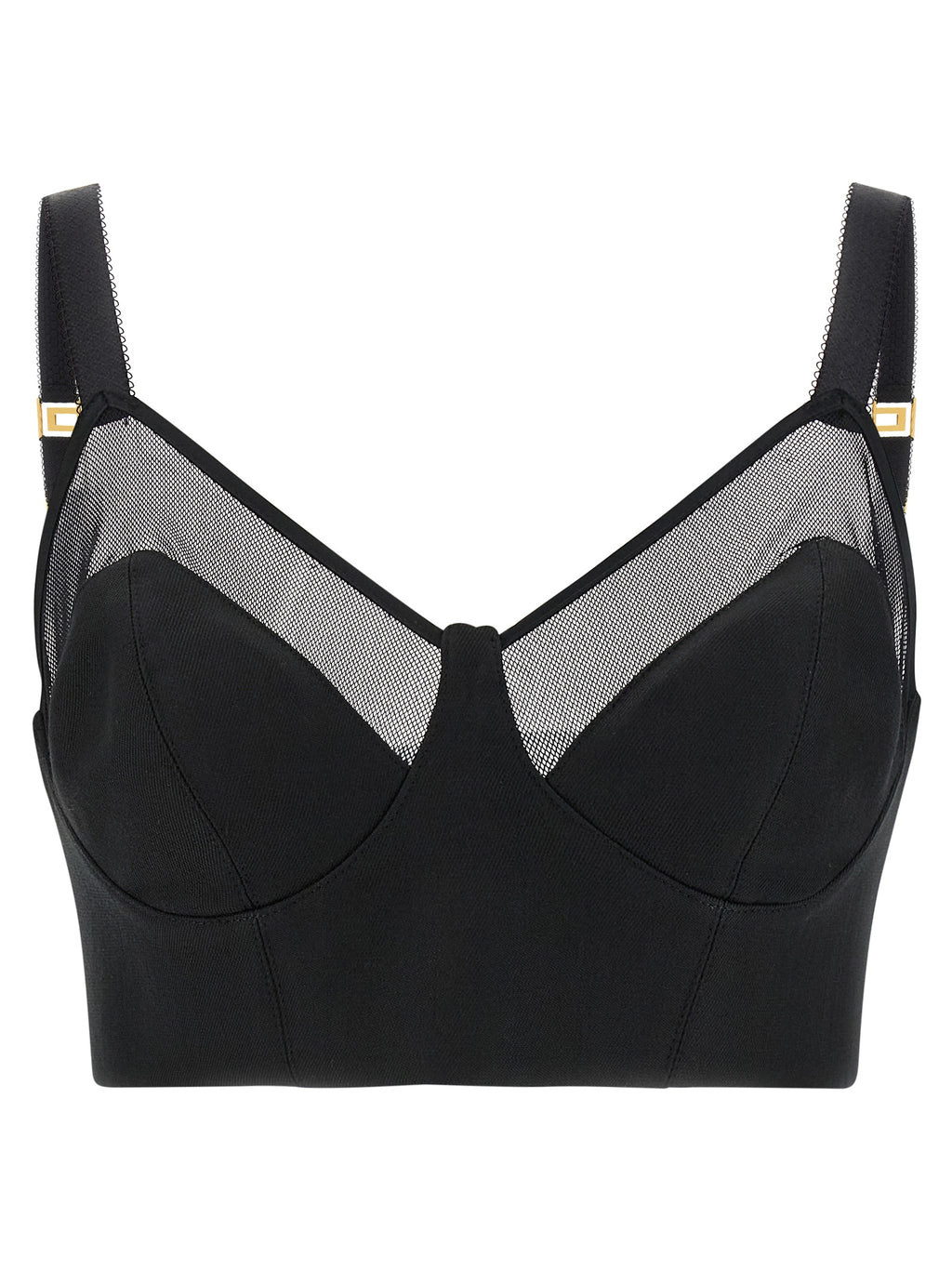 Elisabetta Franchi Black Virgin Wool Tank Tops