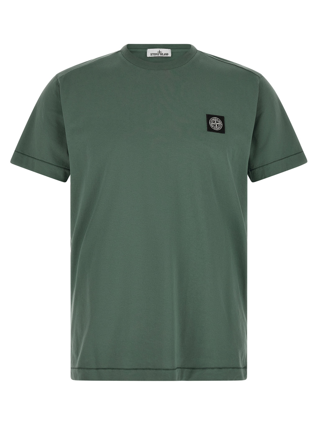 Stone Island Bicolor Cotton T-Shirt