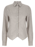 Maison Margiela Beige Cotton Blouse