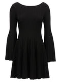 ANTONINO VALENTI Black Viscose Mini Skirt