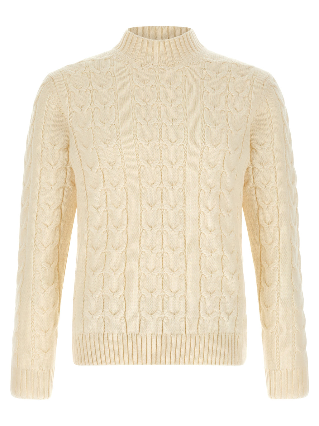 ZANONE White Virgin Wool Cardigan