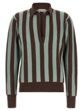 Alberto Biani Multicolor Cashmere Polo Shirt