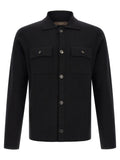 ZANONE Black Virgin Wool Cardigan