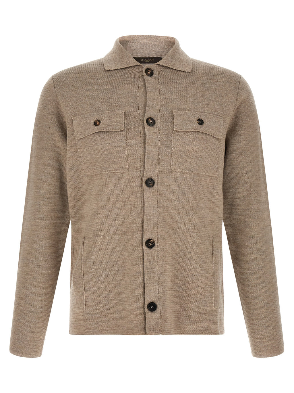 ZANONE Beige Virgin Wool Cardigan