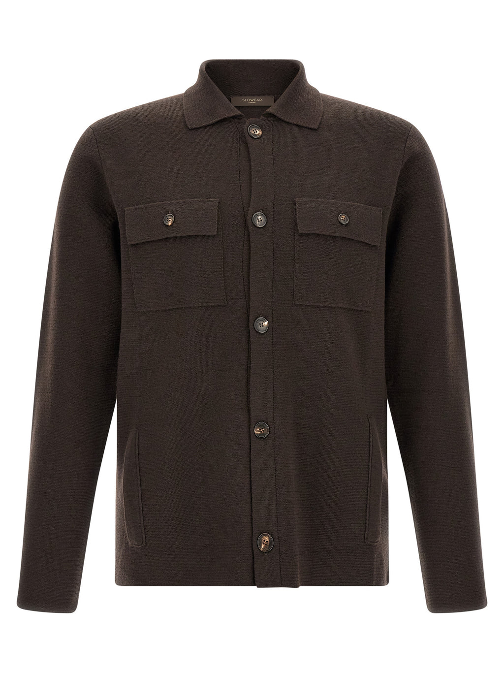 ZANONE Brown Virgin Wool Cardigan