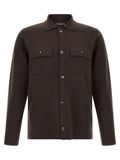 ZANONE Brown Virgin Wool Cardigan