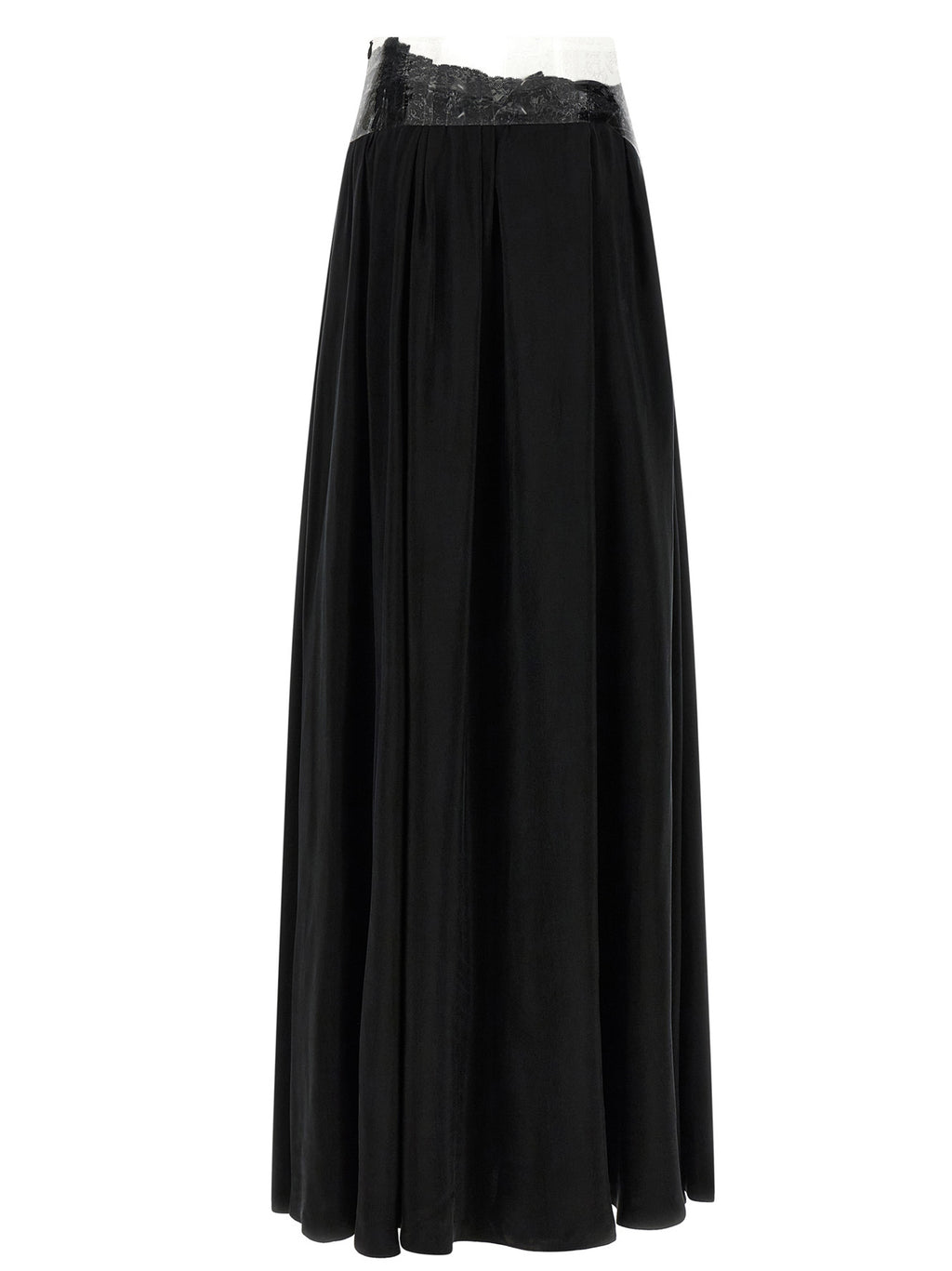 Mini-jupe Maison Margiela noire et cuivrée