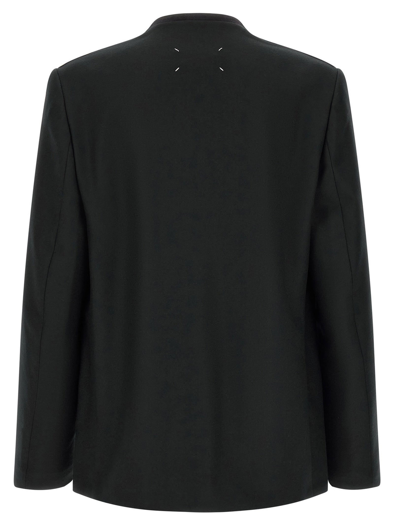 Blazer de Lana Virgen Negro de Maison Margiela