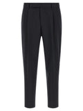 ZEGNA Blue Cotton Dress Pants