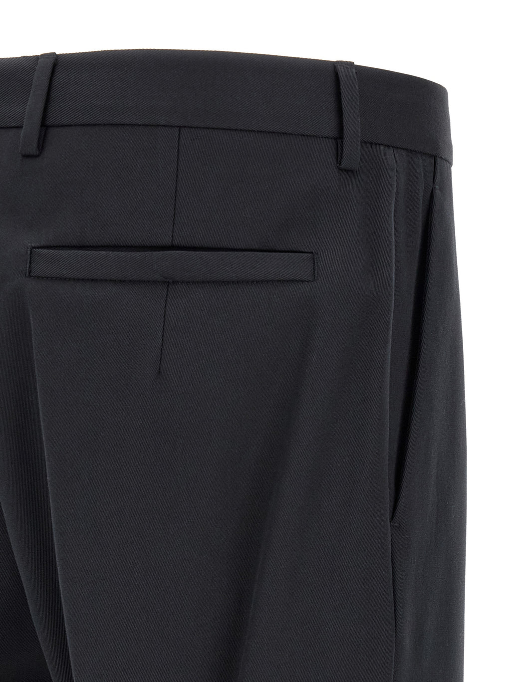 ZEGNA Blue Cotton Dress Pants