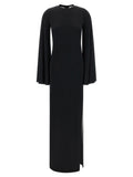 Darkpark Black Polyester Long Dress