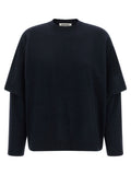 Darkpark Blue Merino Wool Cardigan
