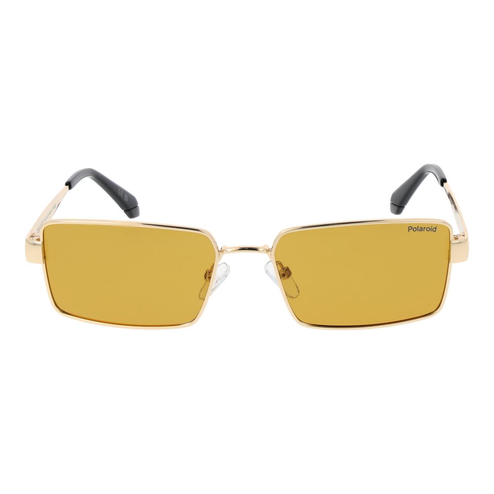 Lunettes de soleil Polaroid en métal doré