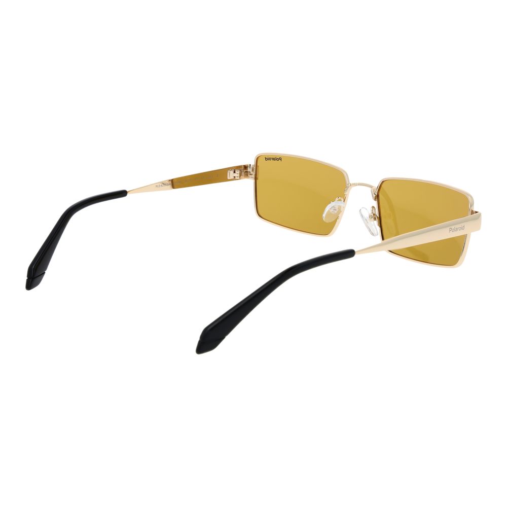 Lunettes de soleil Polaroid en métal doré