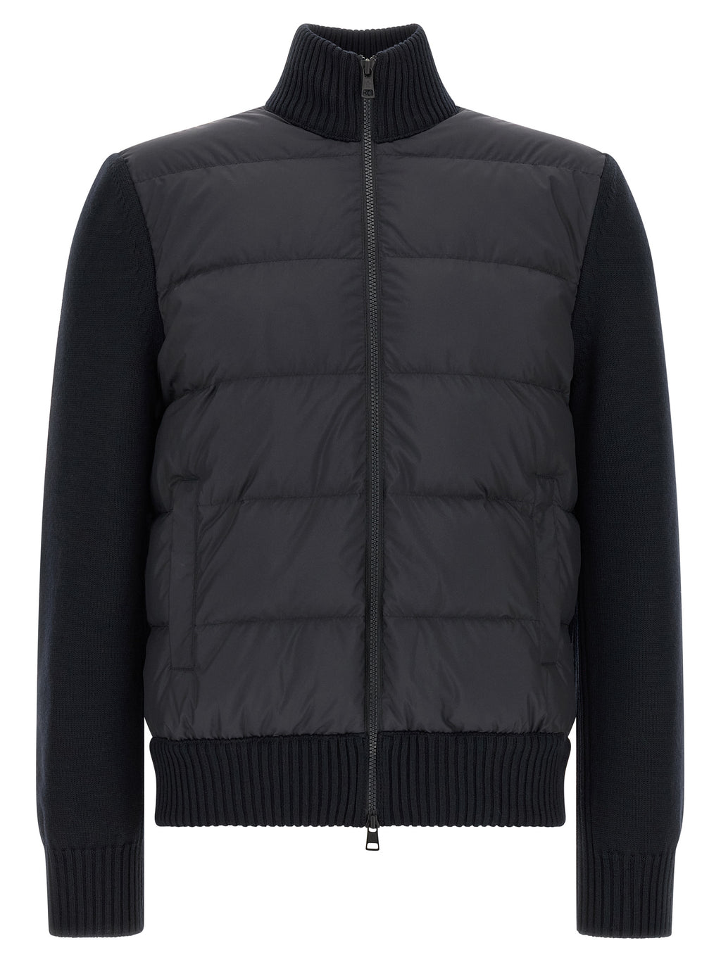 Moncler Blue Polyester Cardigan