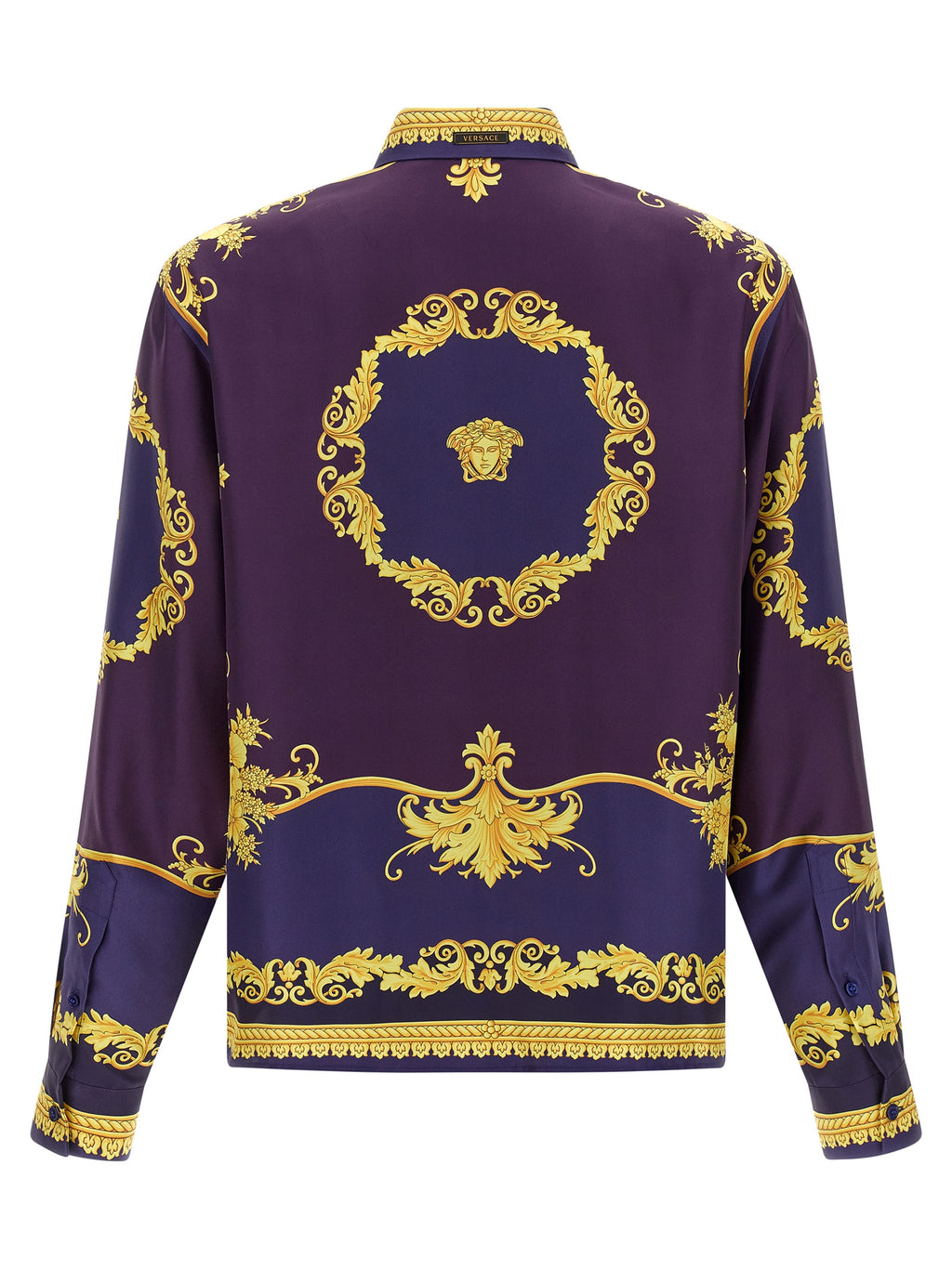 Chemisier en soie multicolore Versace