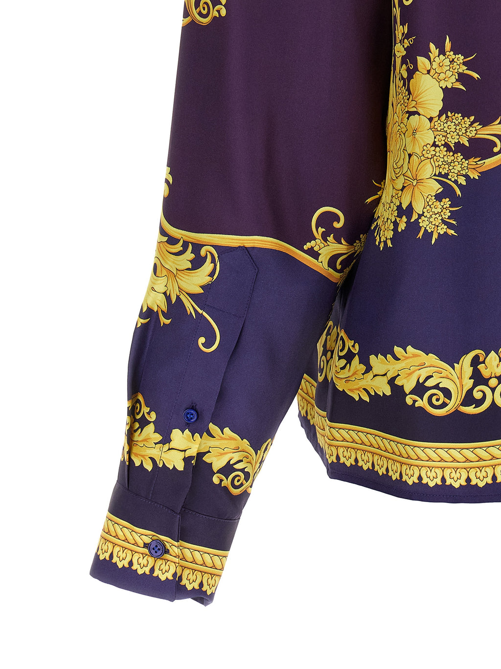 Chemisier en soie multicolore Versace
