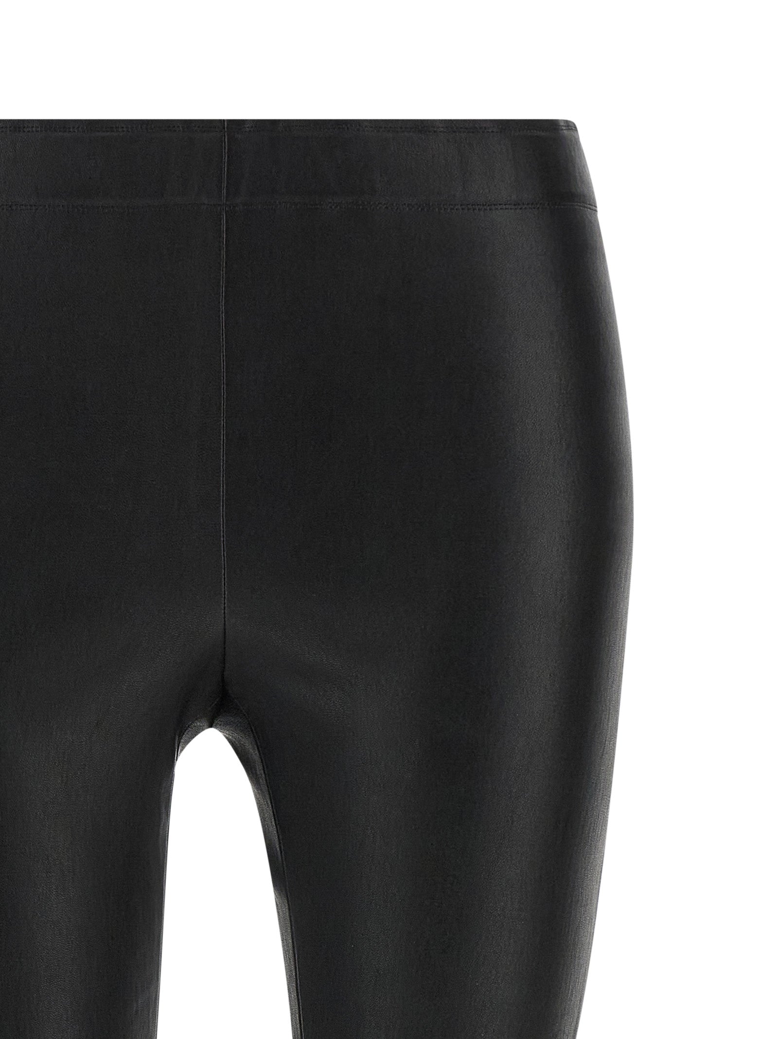 STOULS Black Leather Pants