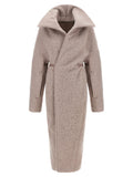 Rick Owens Multicolor Marabou Coat
