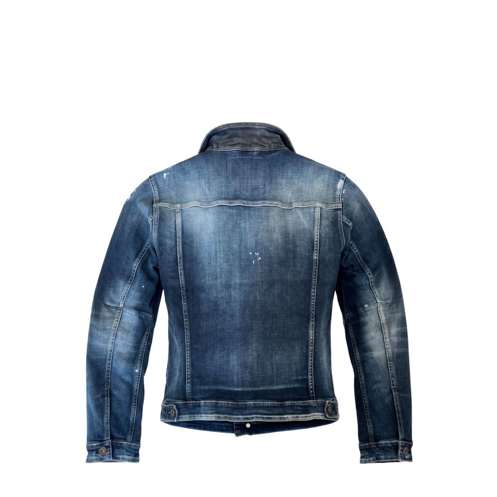 Jack & Jones Blue Cotton Men's Jacket