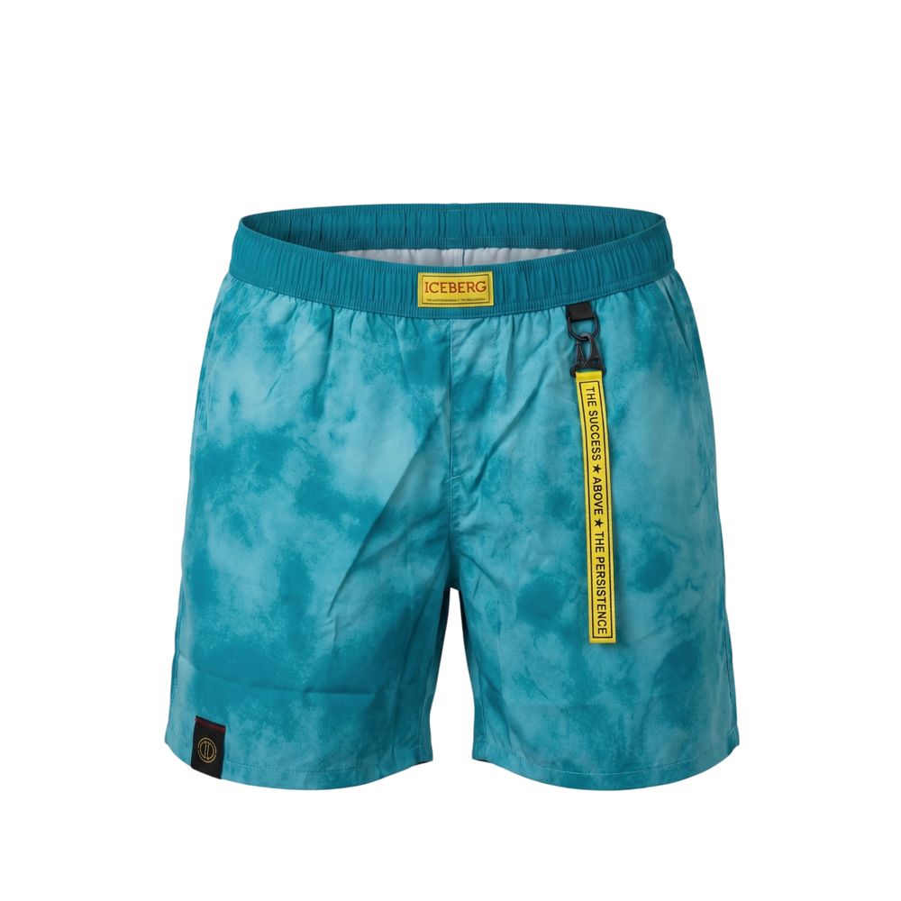 Iceberg Light Blue Polyester Swimwear