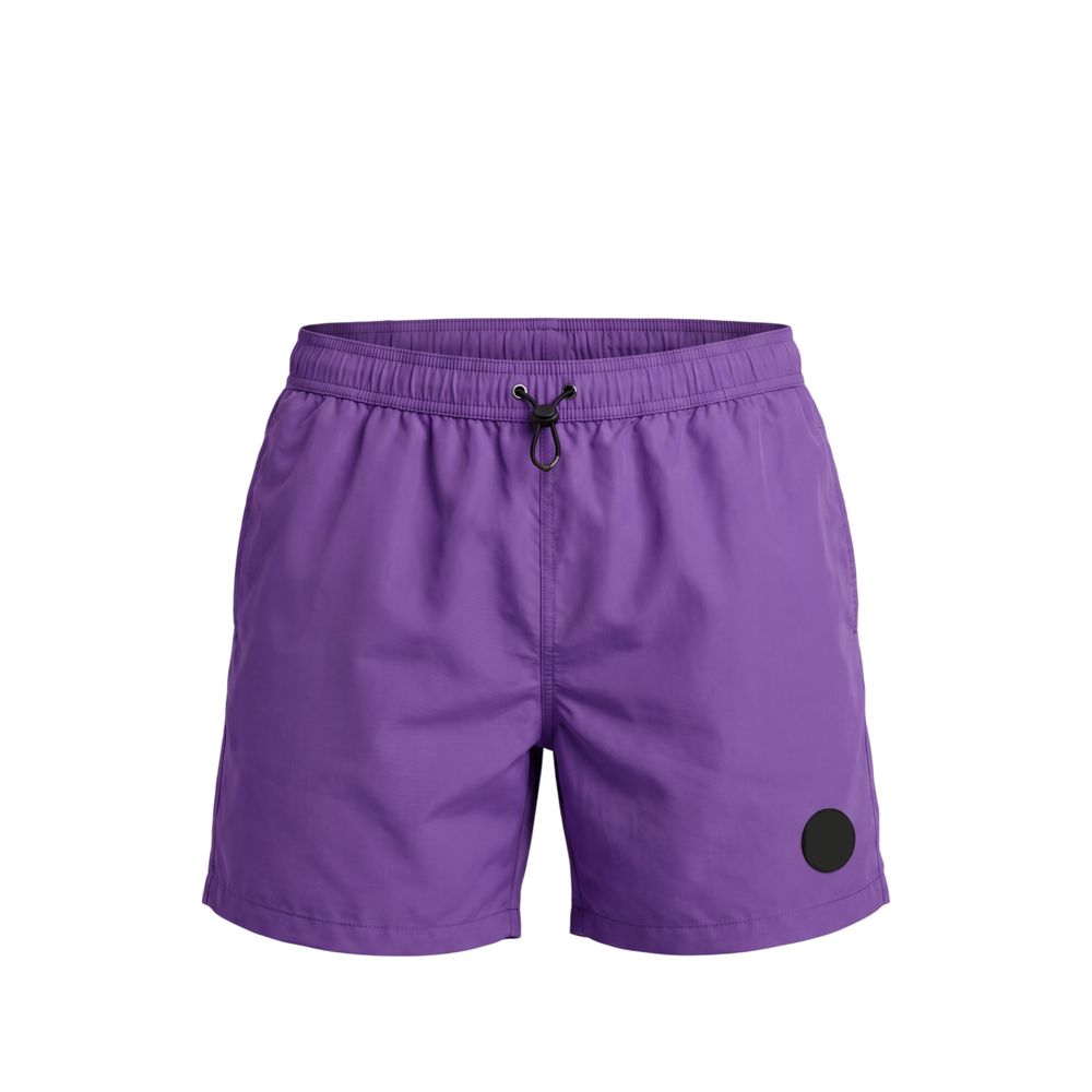 Trussardi Beachwear Purple Polyester Swimwear