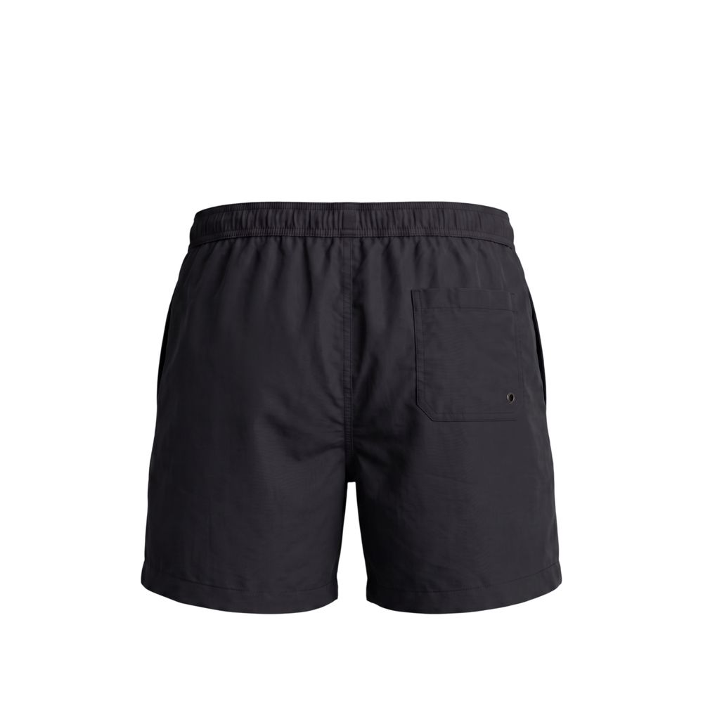 Trussardi Beachwear Black Polyester Swimwear