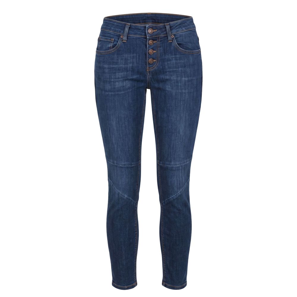 Object Blue Cotton Women Jeans