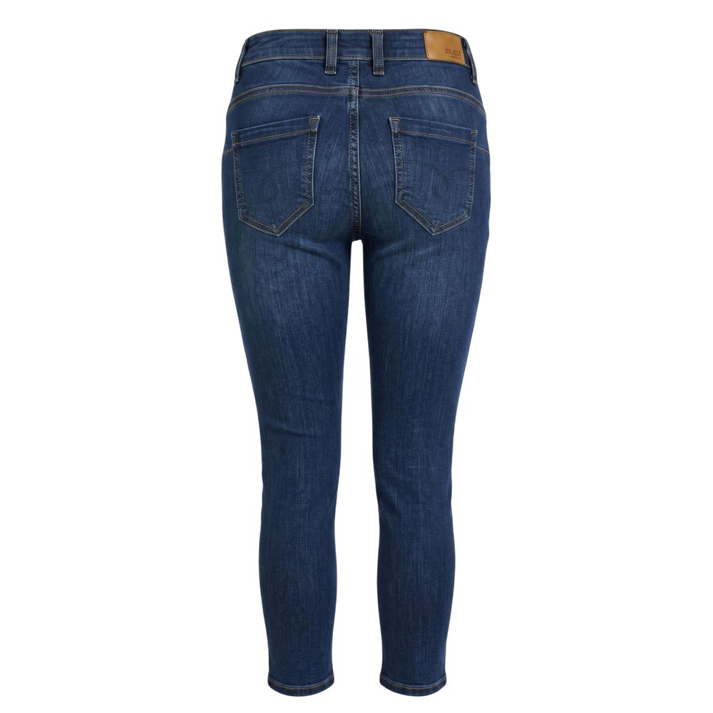 Object Blue Cotton Women Jeans