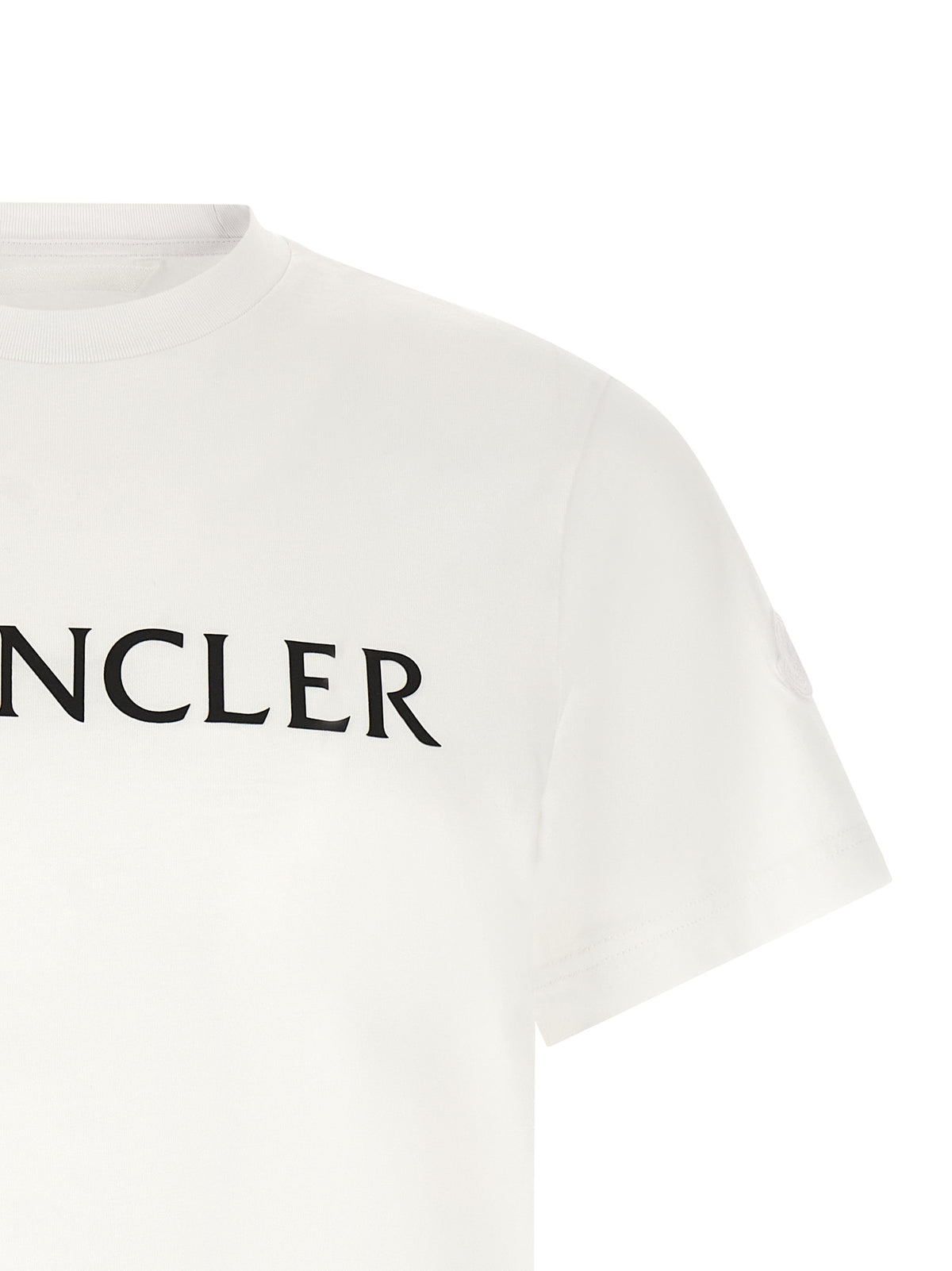 Camiseta Moncler de algodón blanca