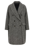 Brunello Cucinelli Gray Virgin Wool Coat