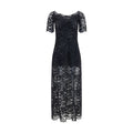 Rabanne Black Polyamide Long Dress
