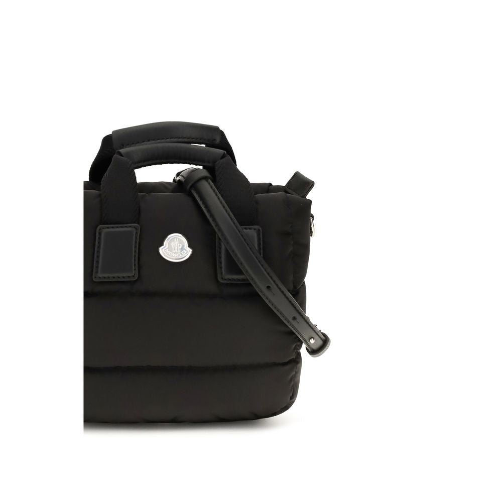 Bolso de hombro Moncler negro de nailon