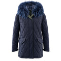 Mr&Mrs Italy Blue Cotton Women's Jacket