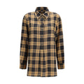PINKO Beige Viscose Pattern Shirt