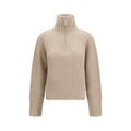 Allude Beige Cashmere Sweater