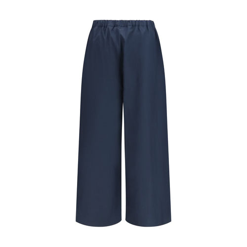 'S Max Mara Blue Cotton Casual Pants