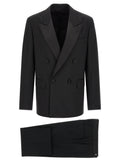 Lardini Black Virgin Wool Tuxedo