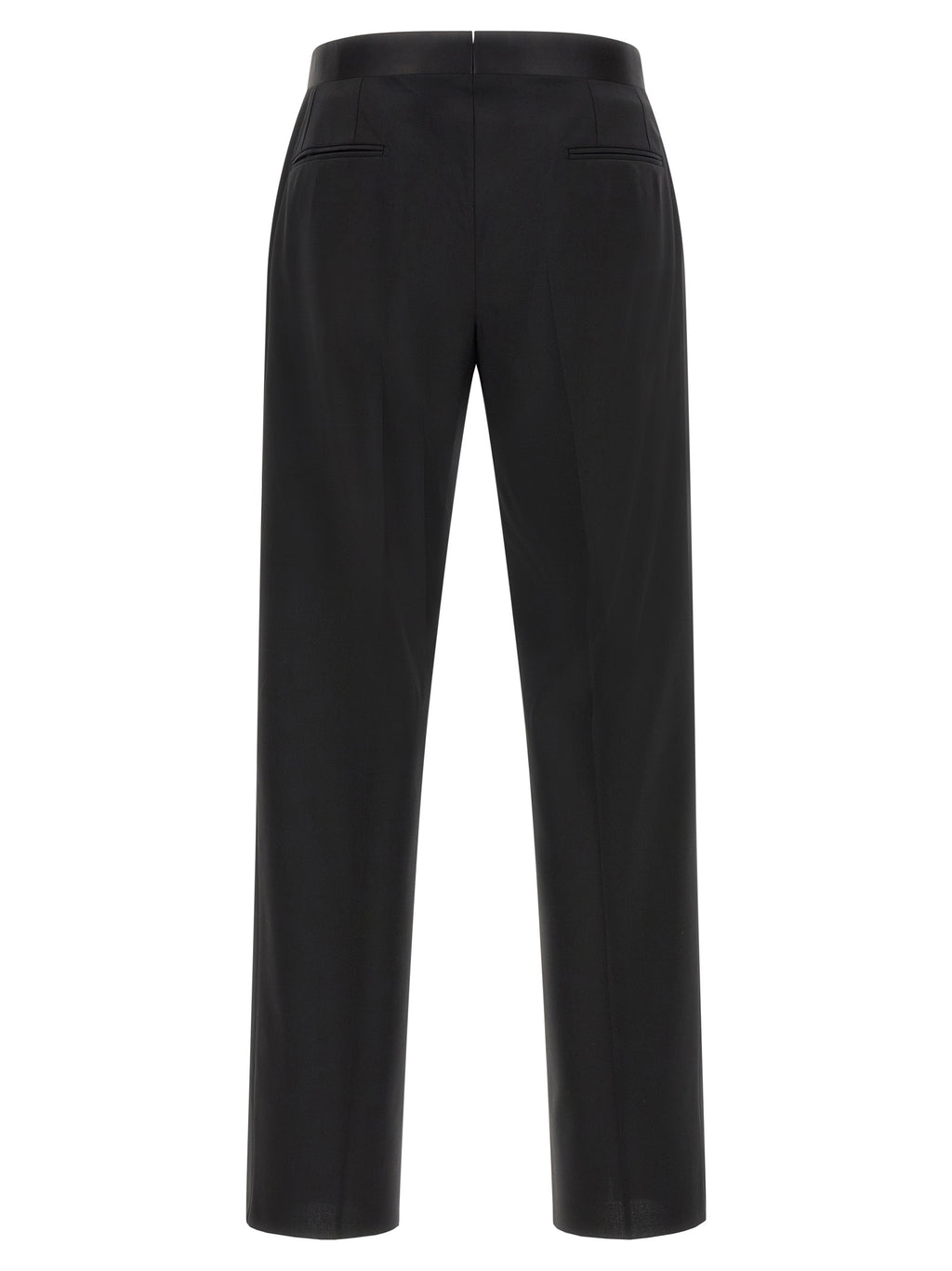 Lardini Black Virgin Wool Tuxedo