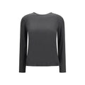 'S Max Mara Gray Cotton Long Sleeve T-Shirt