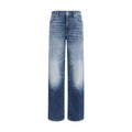 Jean droit en coton bleu 7FOR