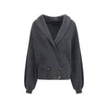 Dolce & Gabbana Gray Wool Oves Aries Cardigan