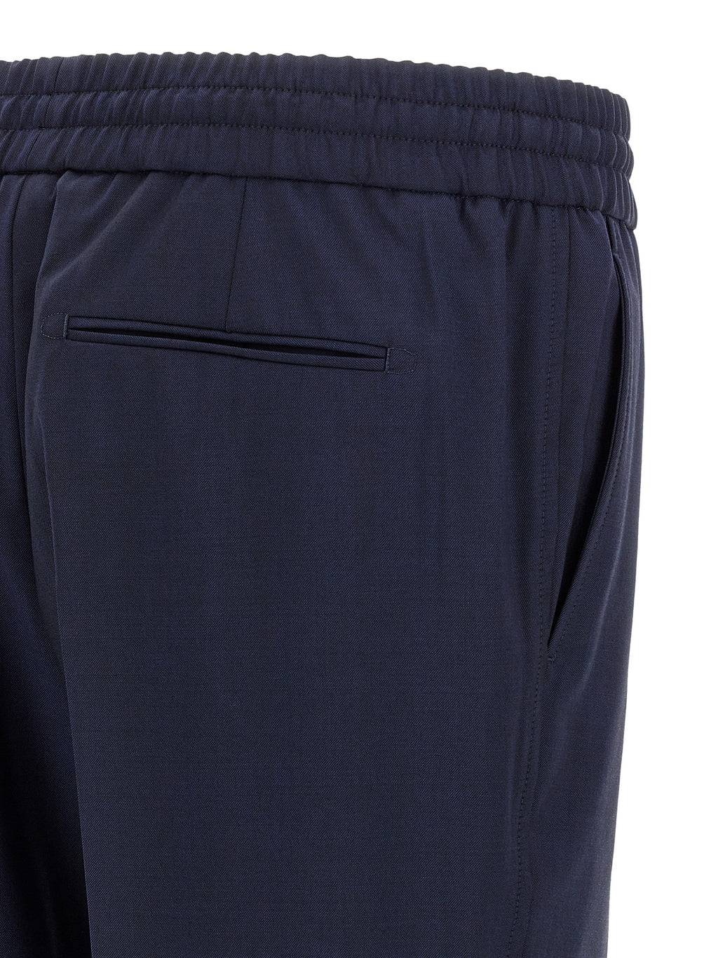 Brioni Blue Wool Casual Pants