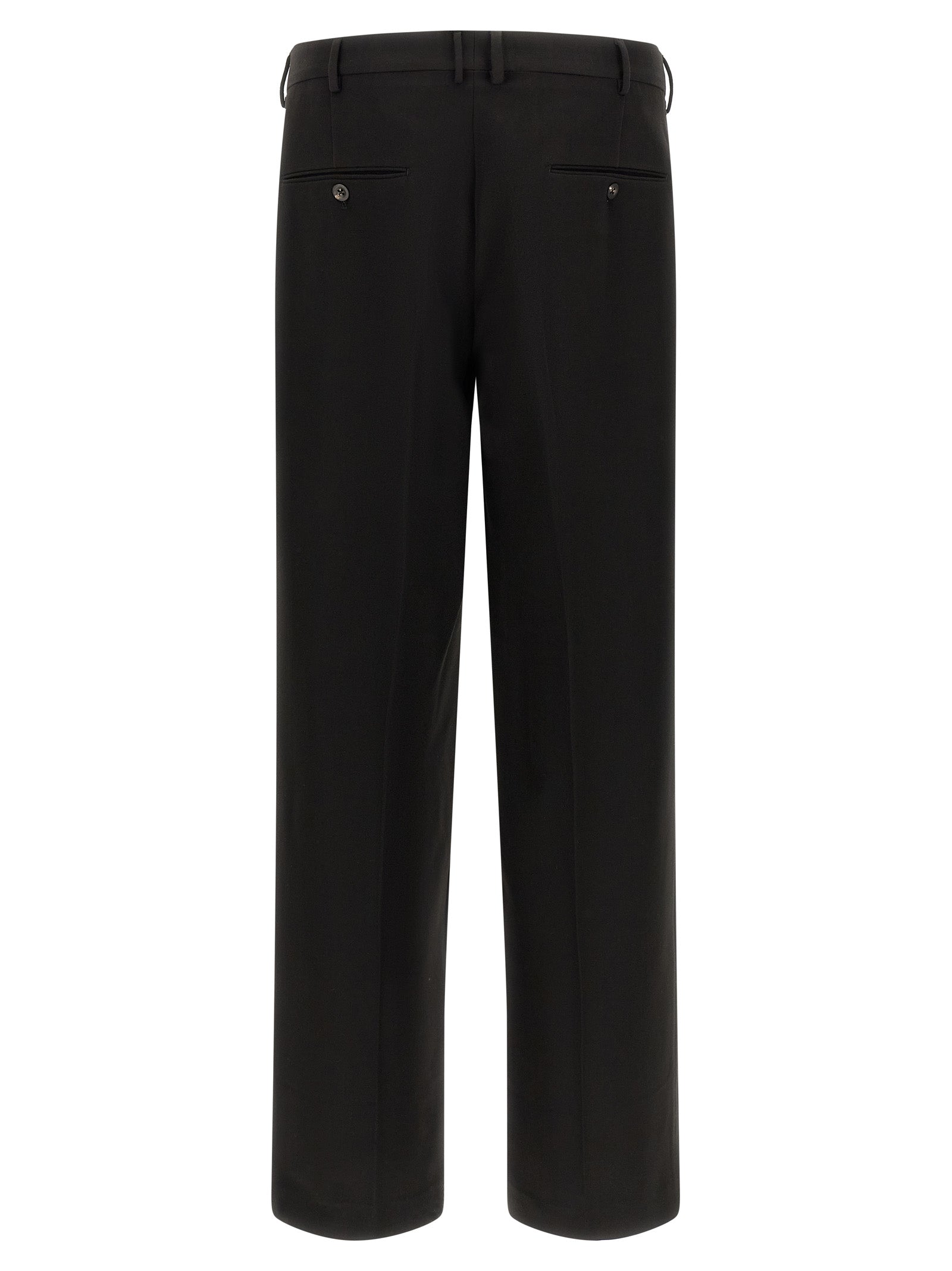 CELLAR DOOR Black Polyester Dress Pants