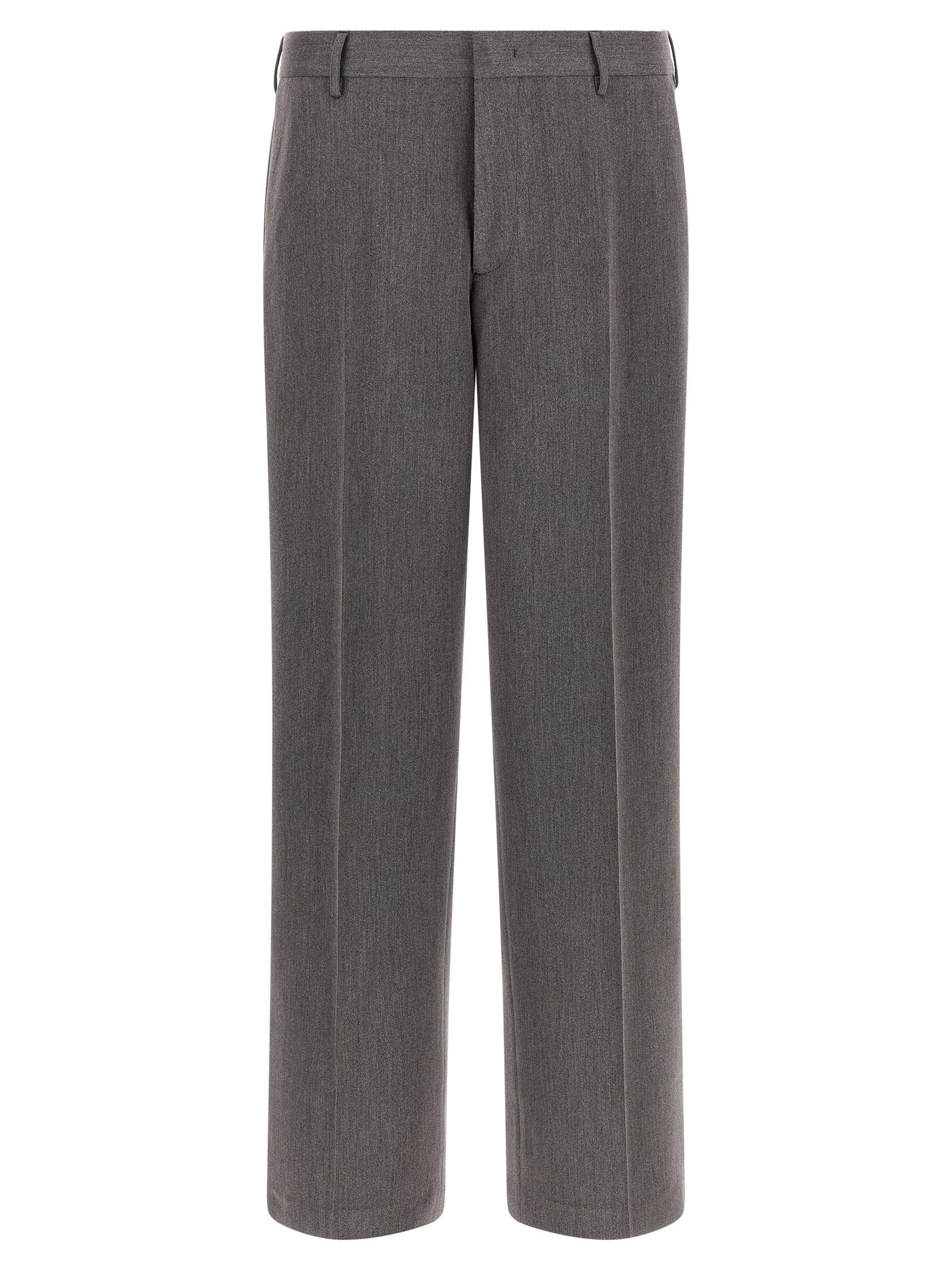 CELLAR DOOR Brown Polyester Casual Pants