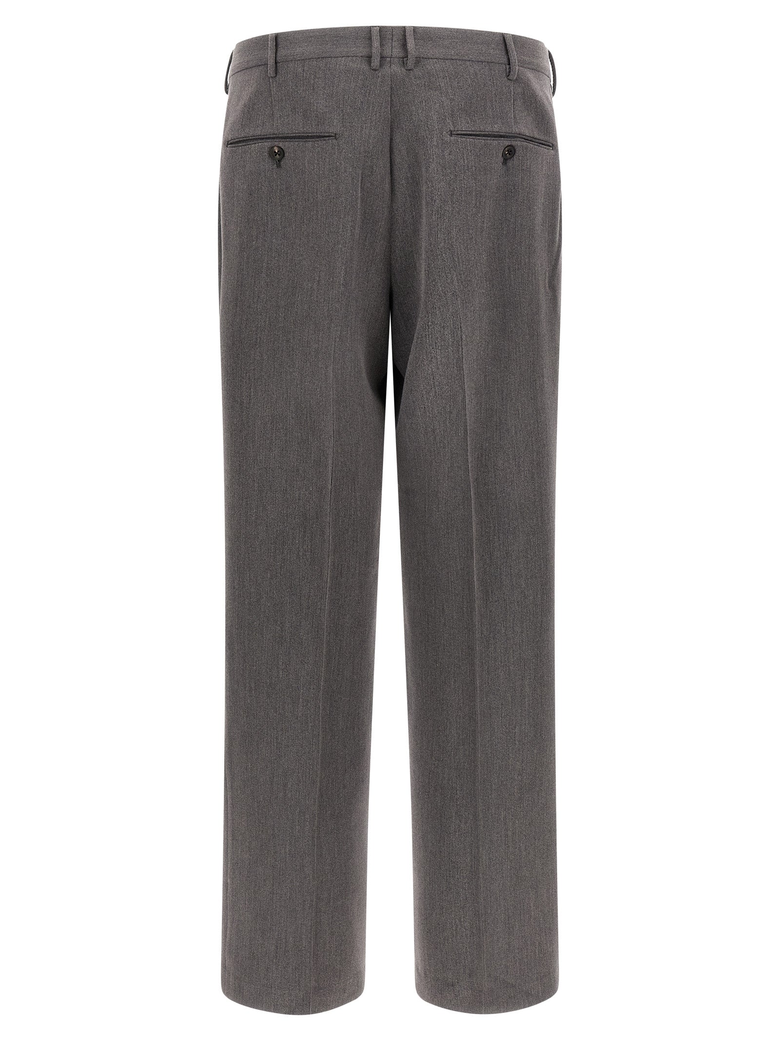 CELLAR DOOR Brown Polyester Casual Pants