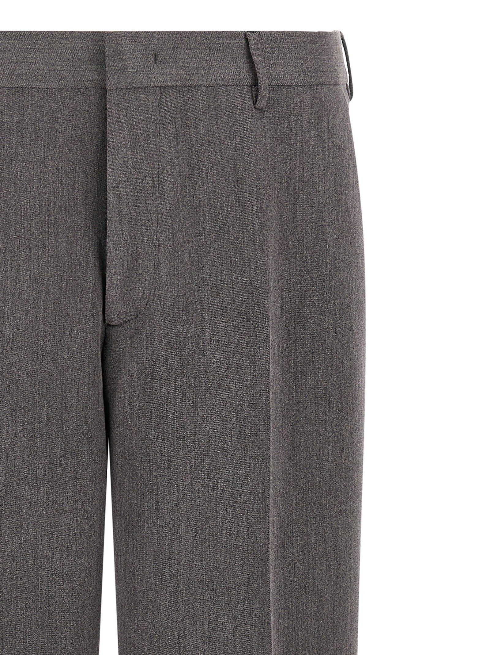 CELLAR DOOR Brown Polyester Casual Pants