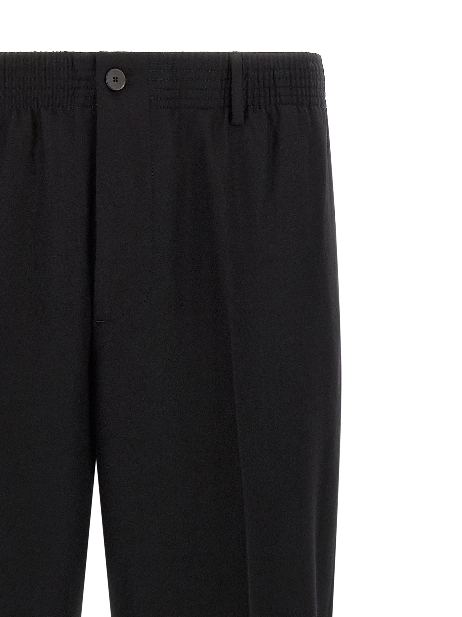 CELLAR DOOR Black Virgin Wool Pants