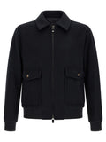 Pal Zileri Black Wool Bomber